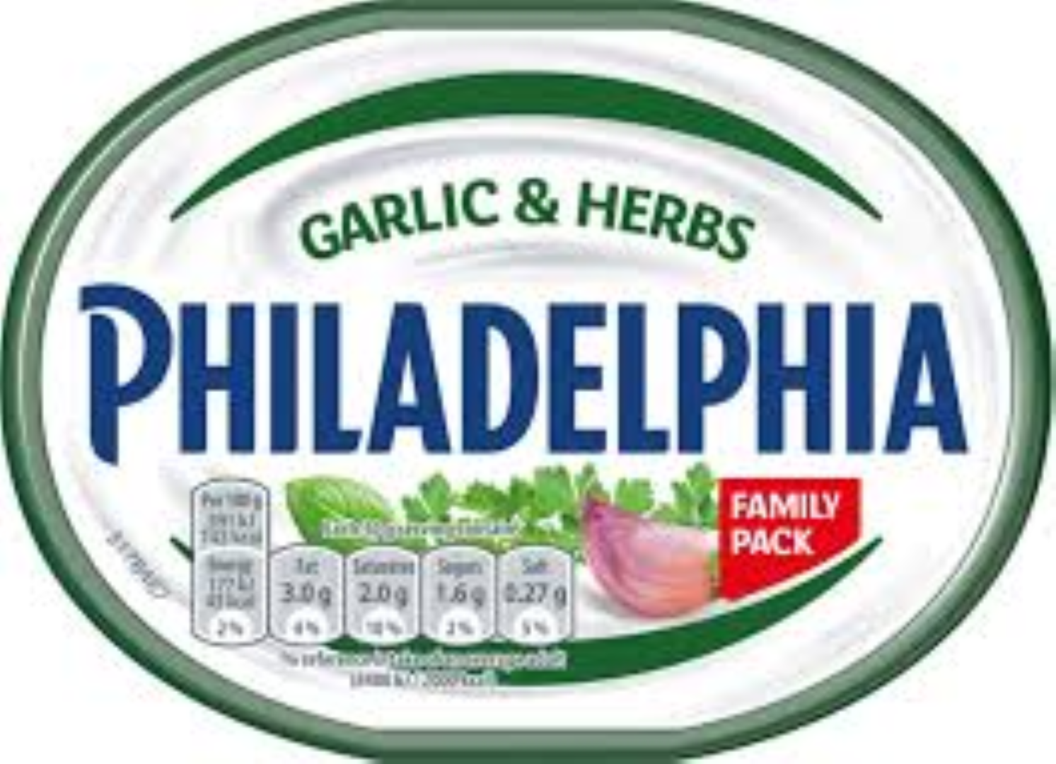 PHILADELPHIA GARLIC & HERBS 280G